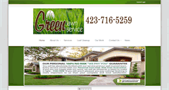 Desktop Screenshot of greenlawnservicetn.com